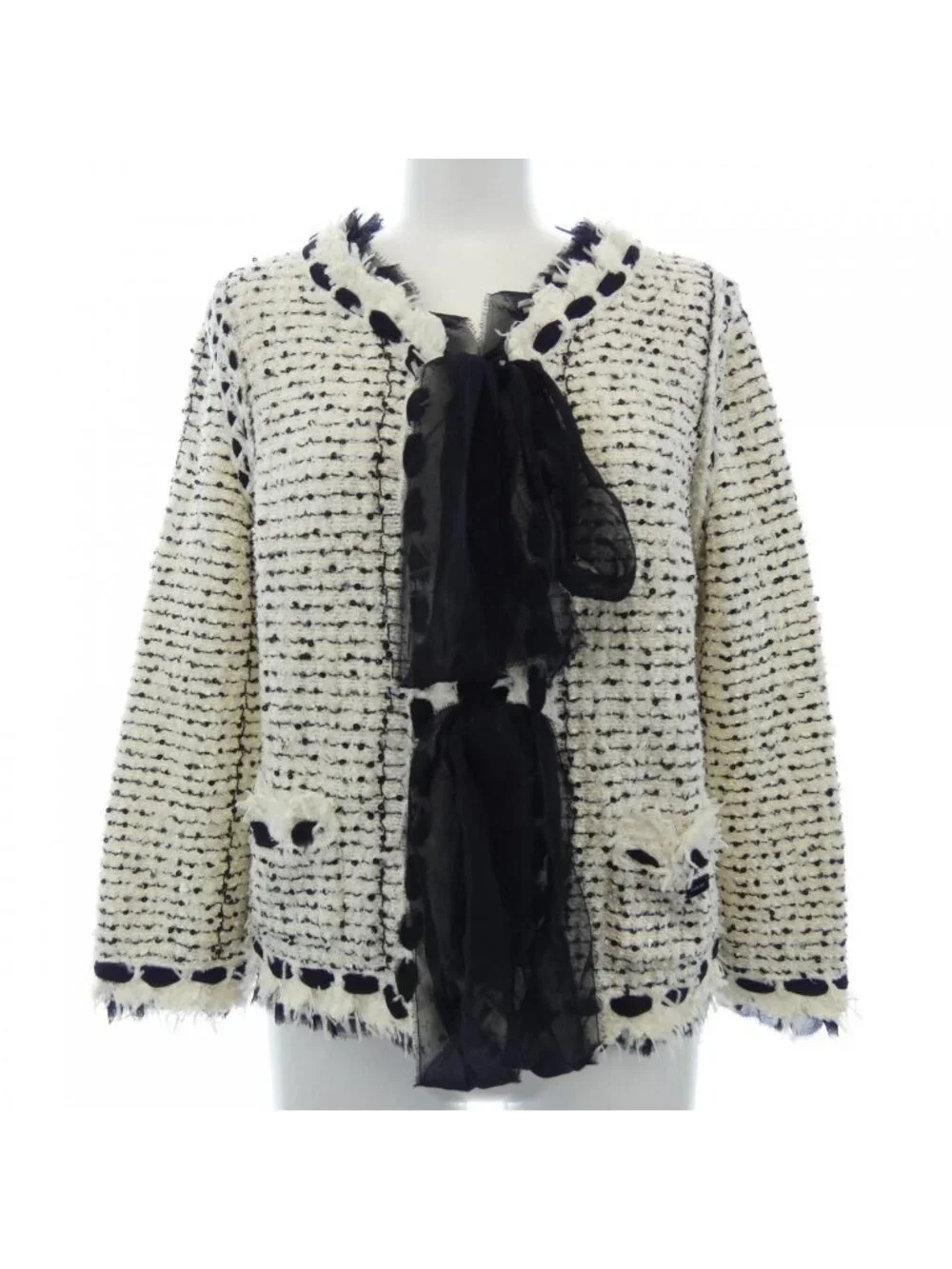 Chanel Vintage Collarless Jacket